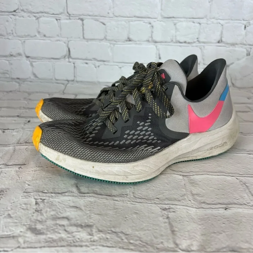Nike Zoom Winflo 6 Thunder Grey/Digital Pink size 8.5 Women’s